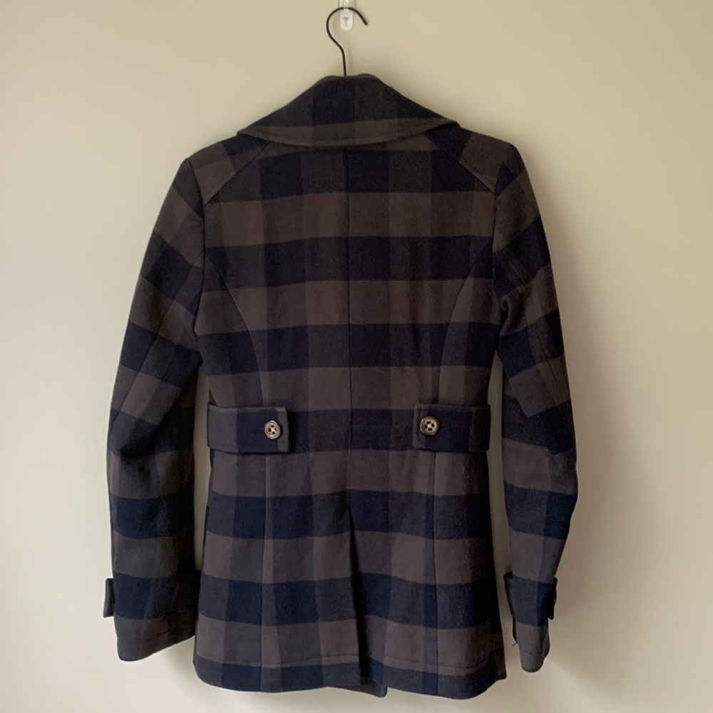 Fossil plaid double breasted coat - Picture 8 of 13